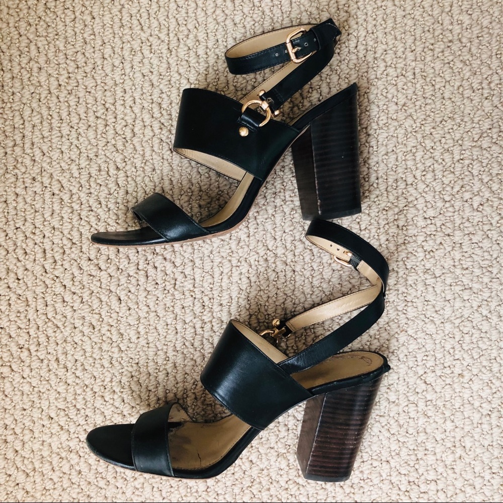 Coach Block Heel Sandals 9